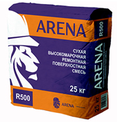 ARENA RepairMaster R500 ремонтный состав для бетона высокомарочный, тиксотропный